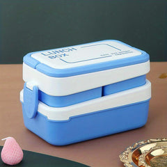 Layered Lunch Box Divided Microwave Oven Bento Box Leakproof