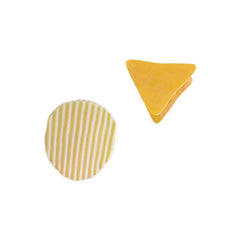 2pcs Plastic Potato Chip Shaped Sealing Clip Snack Bag Clip