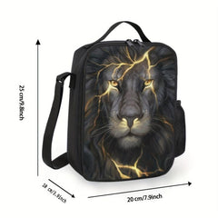 Animal Lion Lunch Bag Waterproof Outdoor Picnic Bag