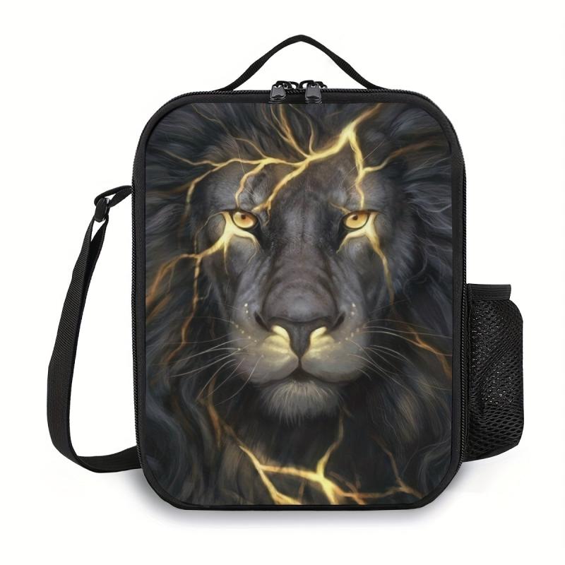 Animal Lion Lunch Bag Waterproof Outdoor Picnic Bag