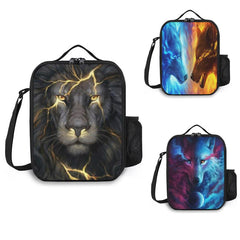 Animal Lion Lunch Bag Waterproof Outdoor Picnic Bag