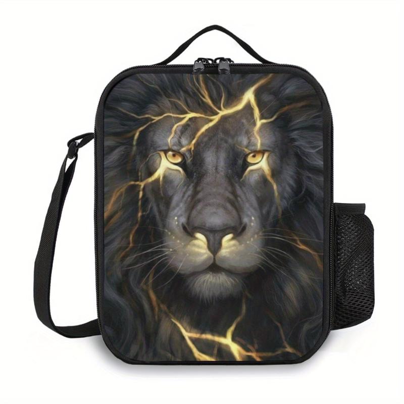 Animal Lion Lunch Bag Waterproof Outdoor Picnic Bag