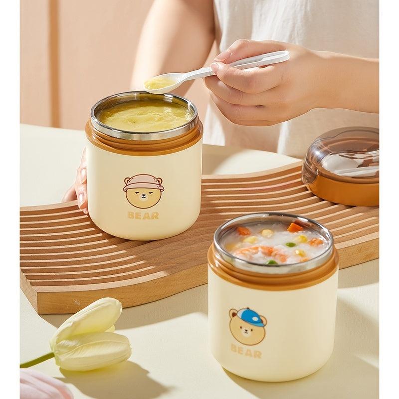 Bear Insulated Food Jar Stainless Steel Lunch Container