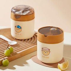 Bear Insulated Food Jar Stainless Steel Lunch Container