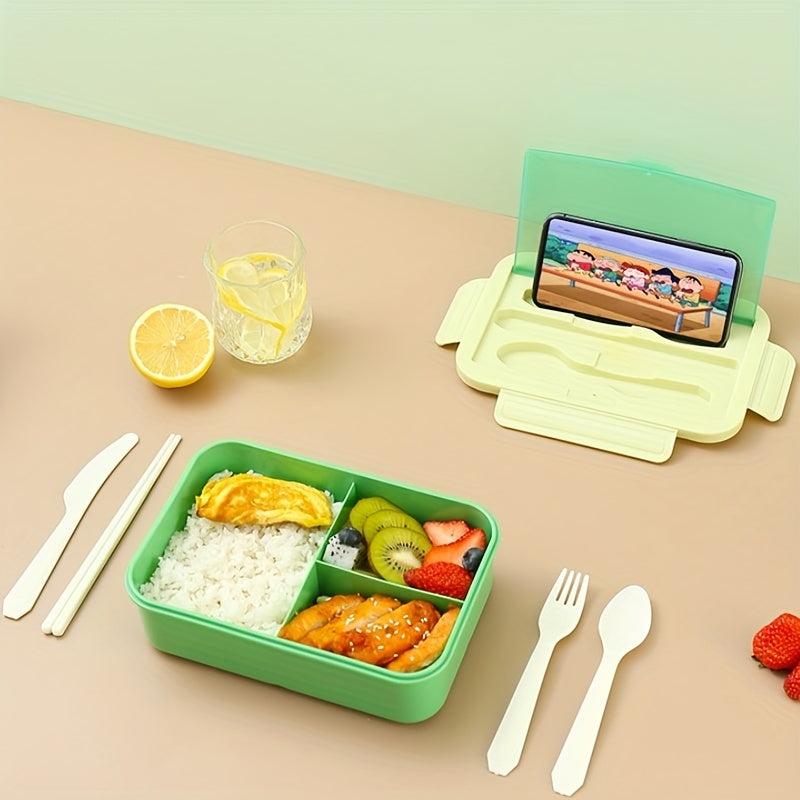 Adult Bento Box 3-Compartment Leakproof Lunch Container