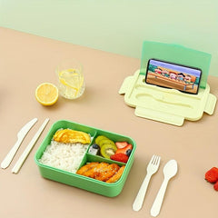Adult Bento Box 3-Compartment Leakproof Lunch Container