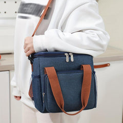 Insulated Lunch Bag for Office School Waterproof Leakproof Freezabl