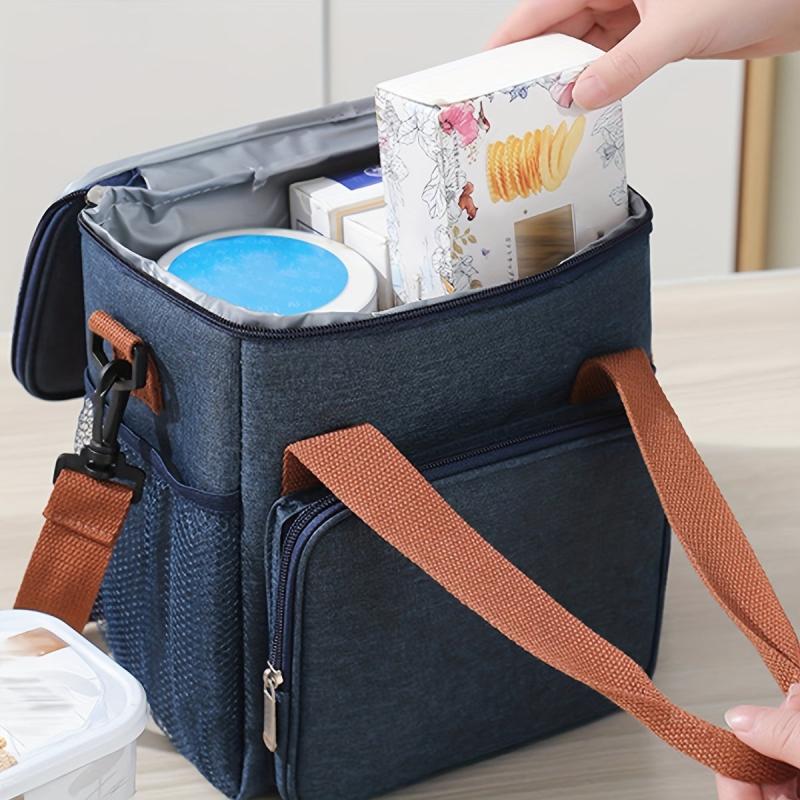 Insulated Lunch Bag for Office School Waterproof Leakproof Freezabl