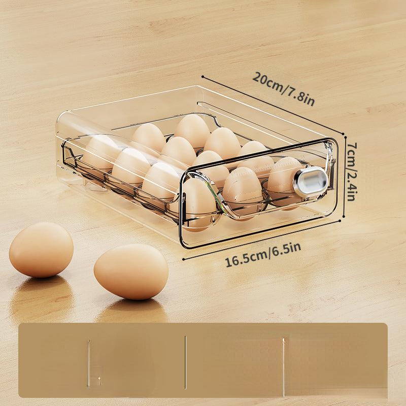 Transparent Egg Container for Fridge Fresh Keeping Holder