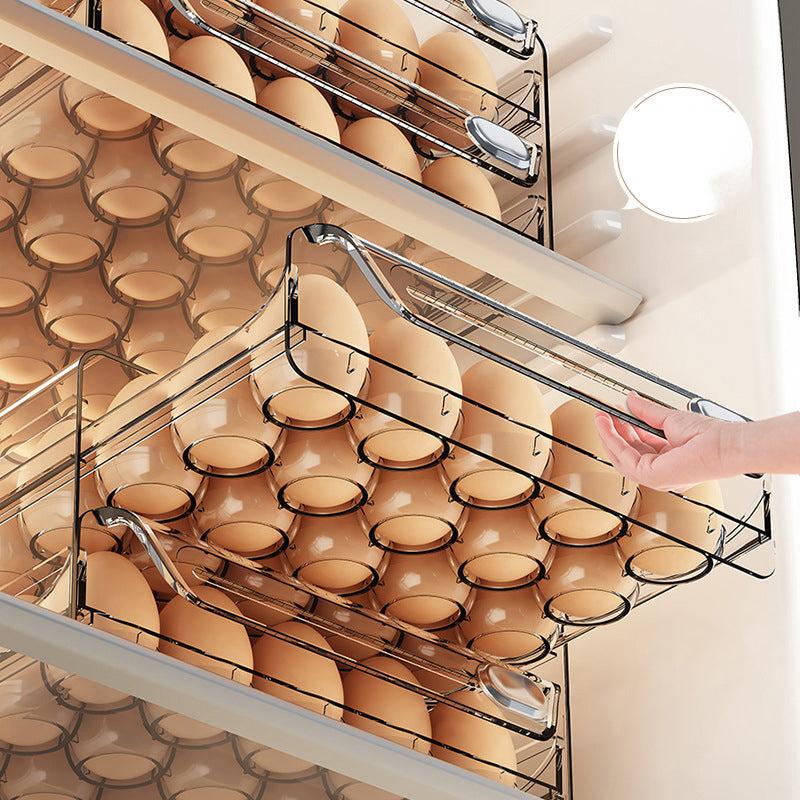 Transparent Egg Container for Fridge Fresh Keeping Holder