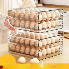 Transparent Egg Container for Fridge Fresh Keeping Holder