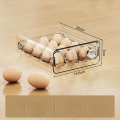 Transparent Egg Container for Fridge Fresh Keeping Holder