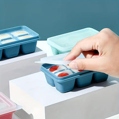 6pcs Ice Cubes Ice Boxes Freezer Mold Homemade Ice Box For Whiskey Cocktail