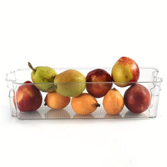 Clear Plastic Fridge Organizer Bins BPA Free