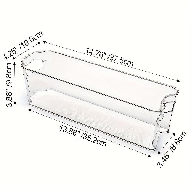 Clear Plastic Fridge Organizer Bins BPA Free