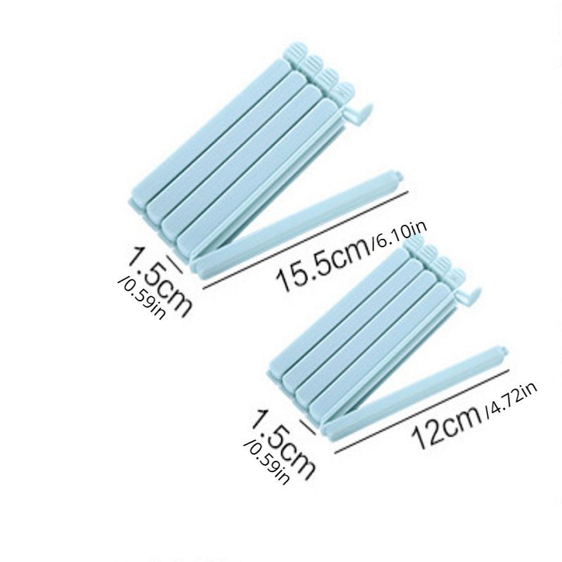 5pcs Food Sealing Clips Home Standing Milk Powder Snack Clip