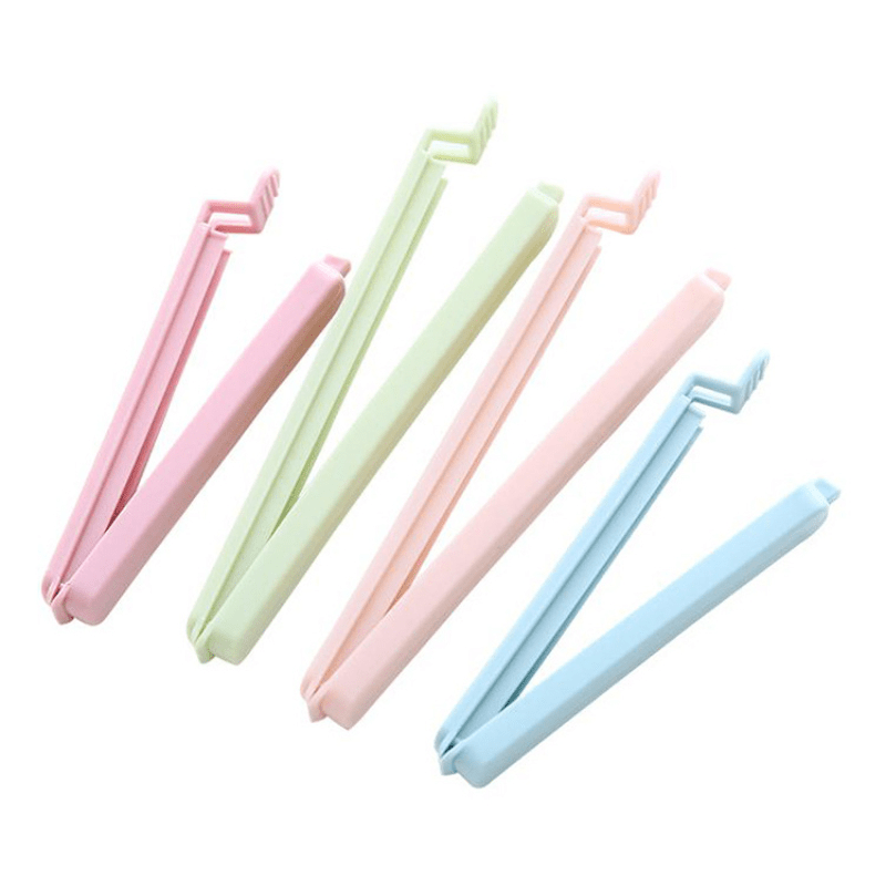 5pcs Food Sealing Clips Home Standing Milk Powder Snack Clip