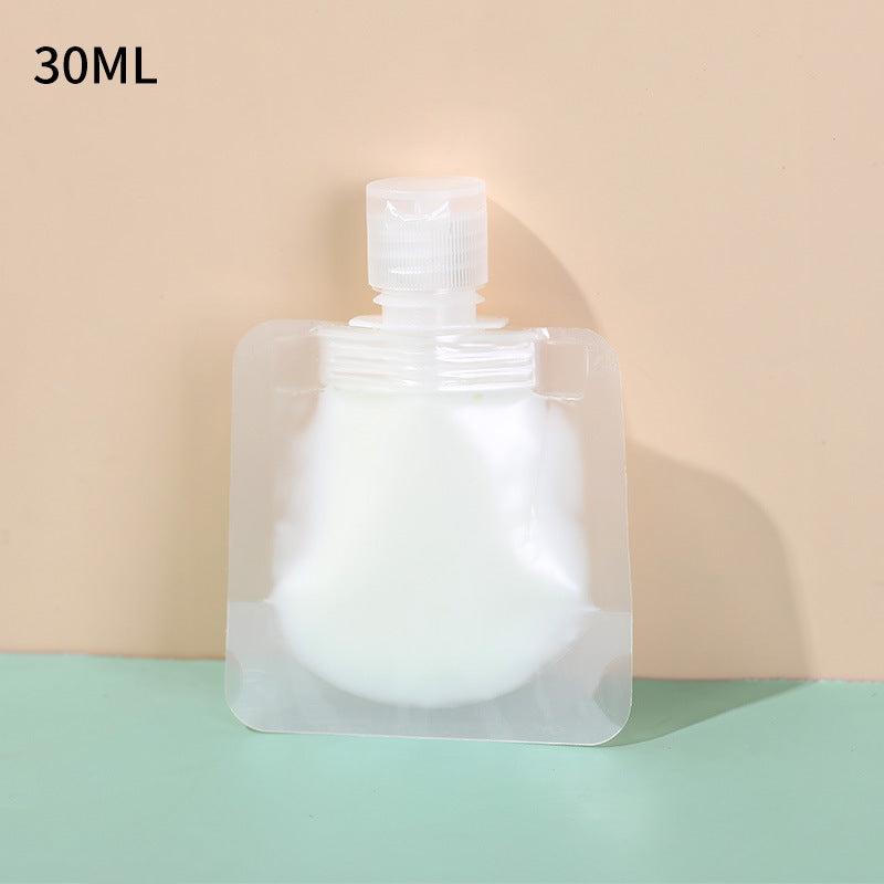 3pcs Travel Liquid Clear Plastic Bags Squeeze Pouch Cosmetic Containers