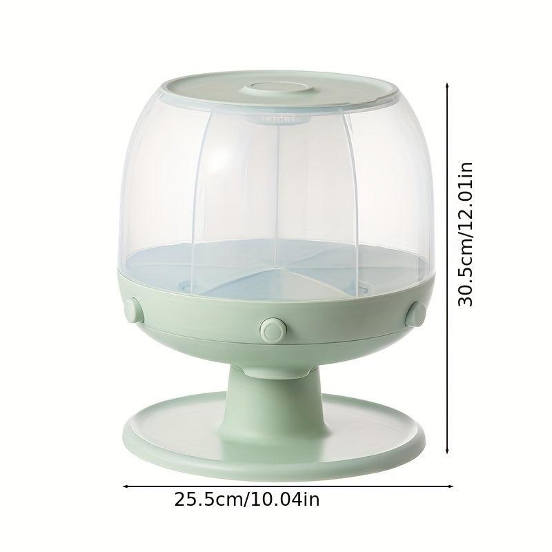 Clear Plastic Sealed Jars Insect & Moisture Proof Storage Containers
