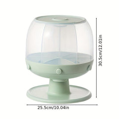Clear Plastic Sealed Jars Insect & Moisture Proof Storage Containers