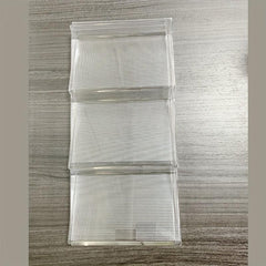 3-Layer Expandable Seasoning Storage Rack for Cabinet - Transparent
