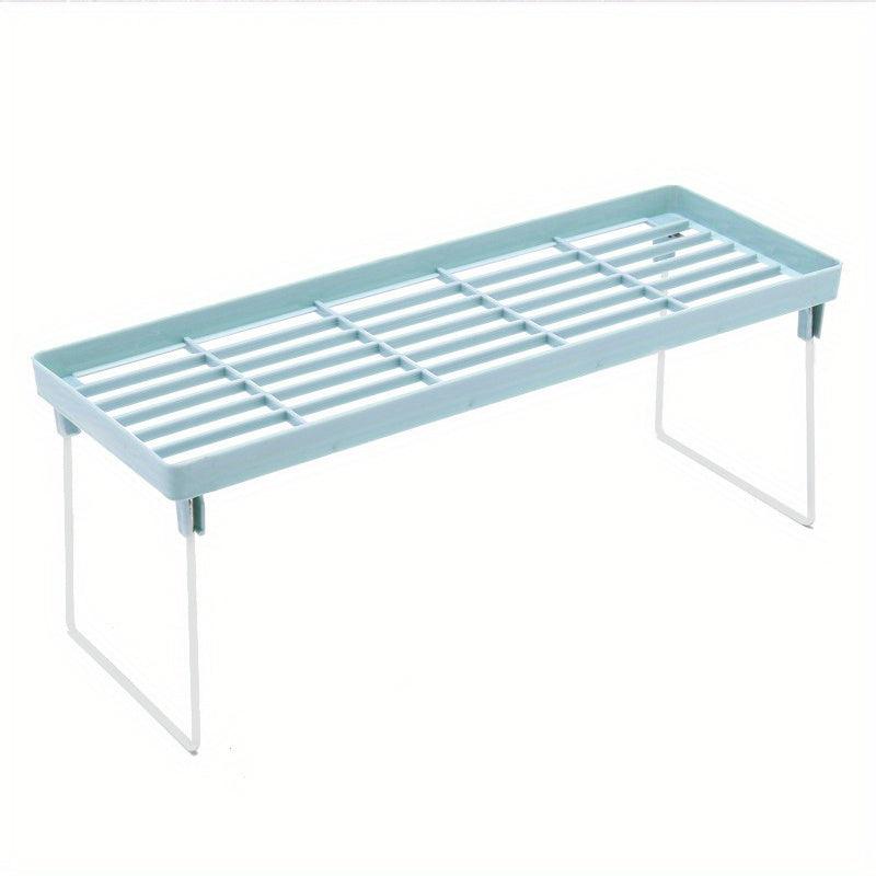 Plastic Foldable Seasoning Rack Condiment Storage for Kitchen Countertop