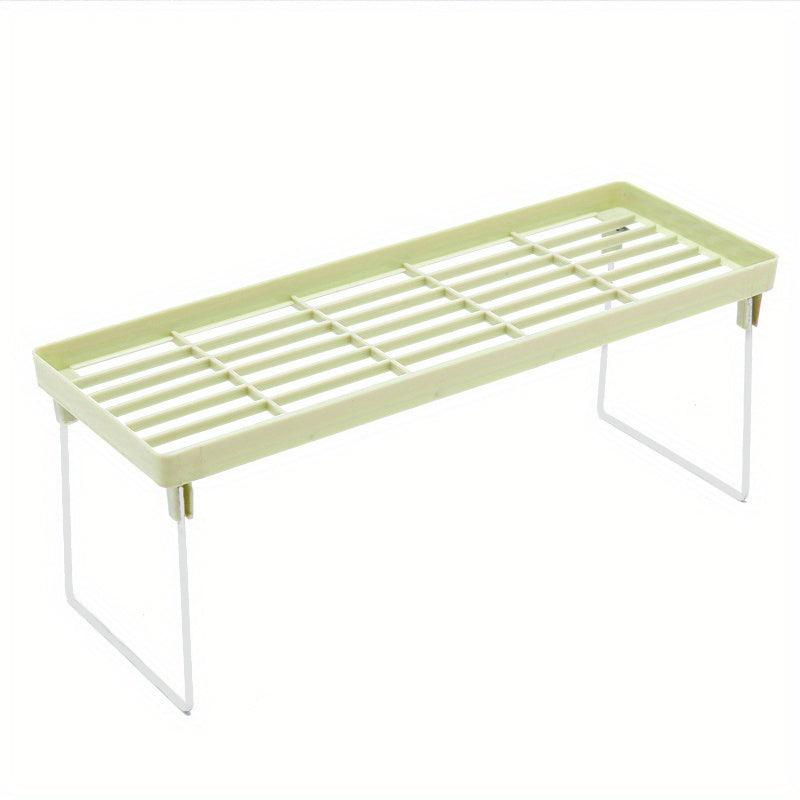 Plastic Foldable Seasoning Rack Condiment Storage for Kitchen Countertop