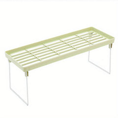 Plastic Foldable Seasoning Rack Condiment Storage for Kitchen Countertop