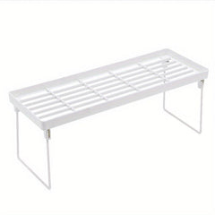 Plastic Foldable Seasoning Rack Condiment Storage for Kitchen Countertop