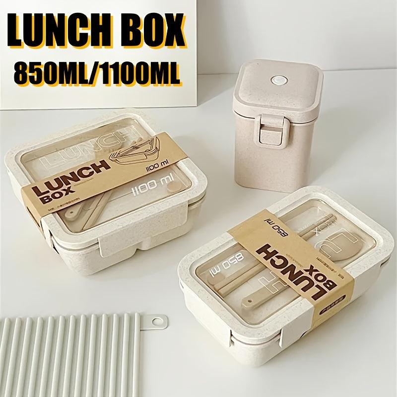 Leakproof Lunch Box Bento Set w/ Spoon & Fork - For Teenagers & Workers