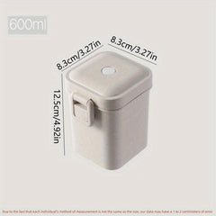 Leakproof Lunch Box Bento Set w/ Spoon & Fork - For Teenagers & Workers