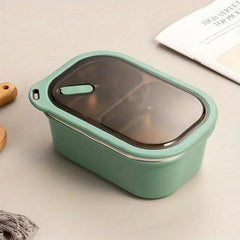 Insulated Stainless Steel Bento Box for Portable Meals