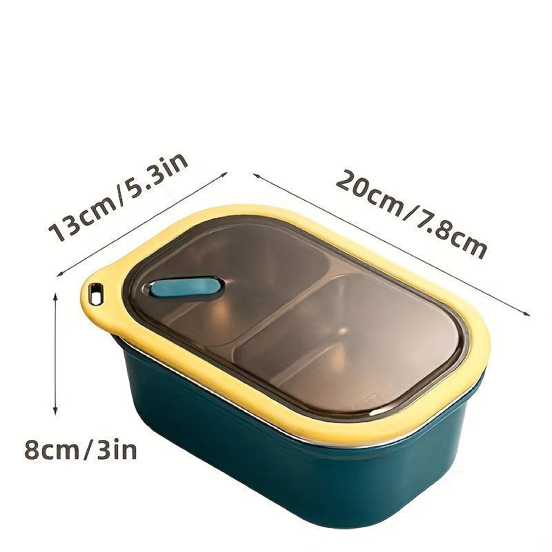 Insulated Stainless Steel Bento Box for Portable Meals