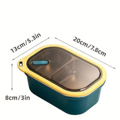 Insulated Stainless Steel Bento Box for Portable Meals