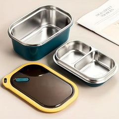 Insulated Stainless Steel Bento Box for Portable Meals