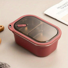 Insulated Stainless Steel Bento Box for Portable Meals