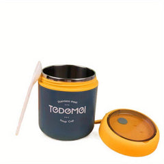 Portable Microwave Soup Cup Leakproof Milk Cup for Breakfast Oatmeal Heat Resist