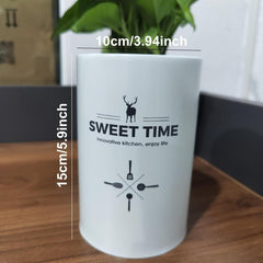 1pc Stainless Steel Kitchen Cutlery Storage Bucket Chopsticks Tube
