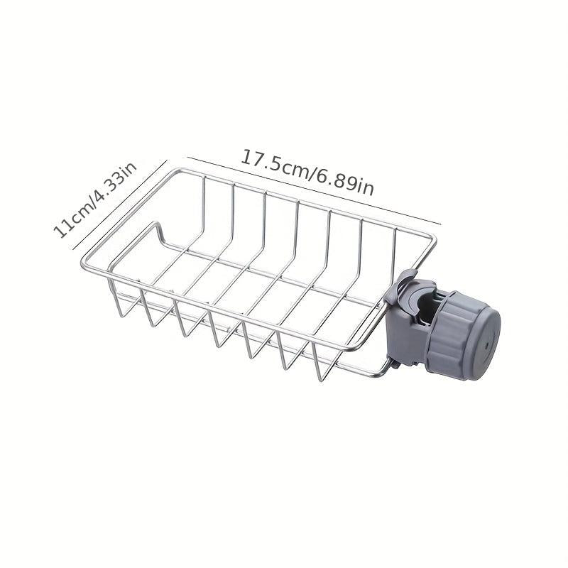 Kitchen Sink Drain Basket Stainless Steel Rack for Tableware