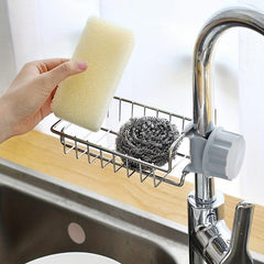 Kitchen Sink Drain Basket Stainless Steel Rack for Tableware