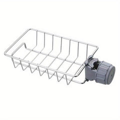 Kitchen Sink Drain Basket Stainless Steel Rack for Tableware