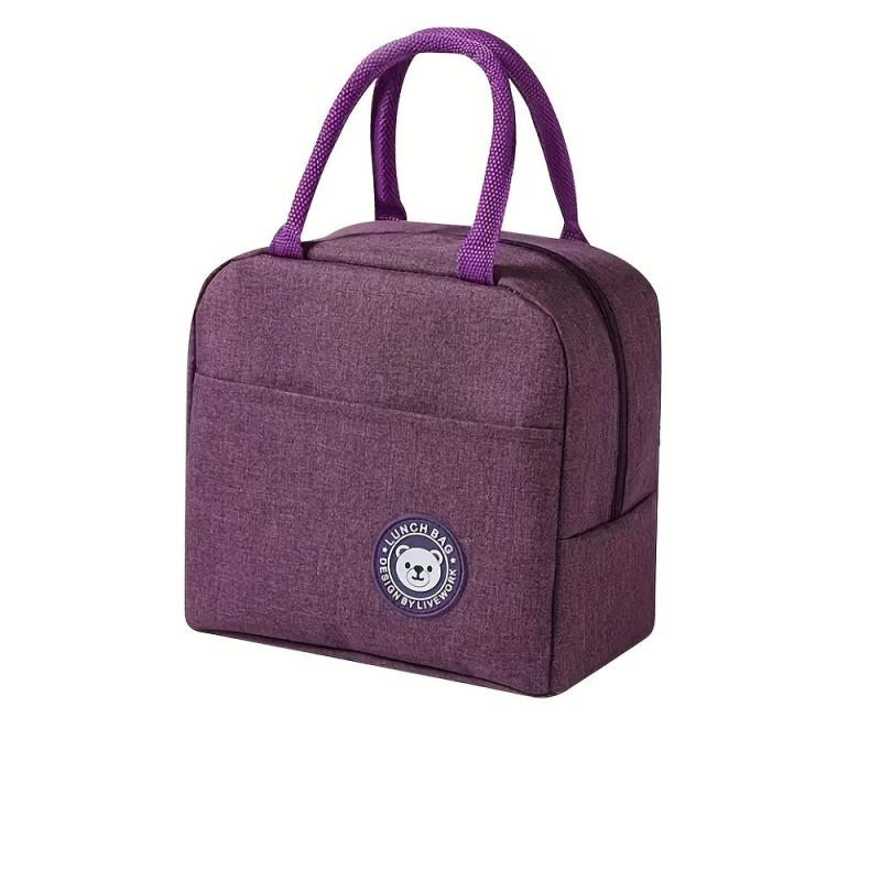 Insulated Lunch Tote Bag Leakproof Thermal Cooler Bag for Travel Work School