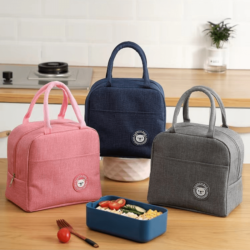 Insulated Lunch Tote Bag Leakproof Thermal Cooler Bag for Travel Work School