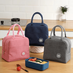 Insulated Lunch Tote Bag Leakproof Thermal Cooler Bag for Travel Work School