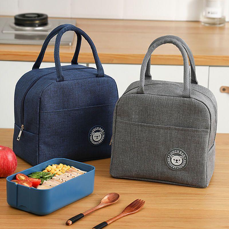 Insulated Lunch Tote Bag Leakproof Thermal Cooler Bag for Travel Work School
