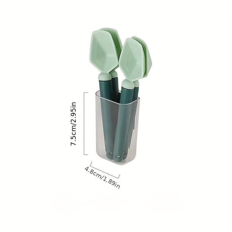 Magnetic Sealing Clip Measuring Spoon Storage Box for Food Refrigerator