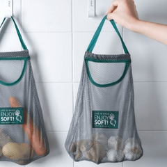 Large Capacity Storage Hanging Bag Kitchen Organize Mesh Bag Leakproof