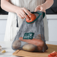 Large Capacity Storage Hanging Bag Kitchen Organize Mesh Bag Leakproof