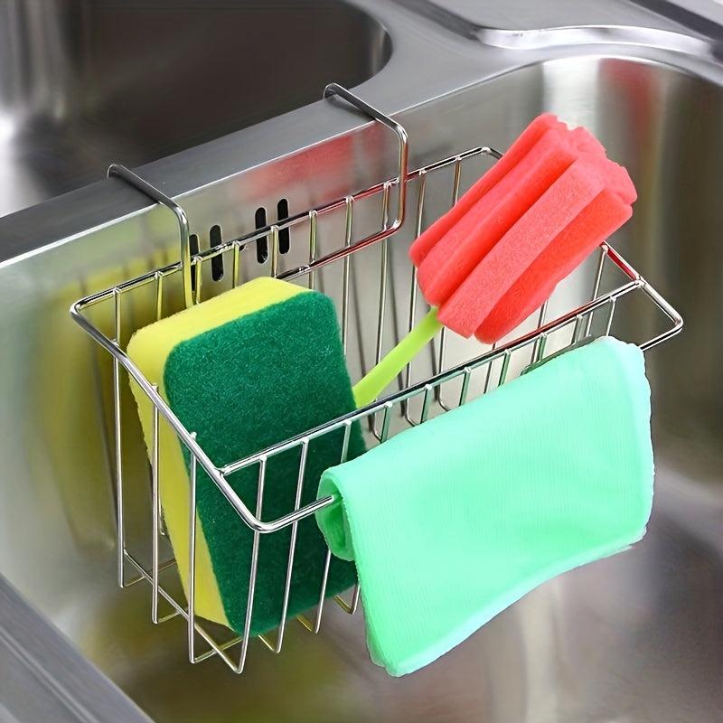 Sink Sponge Holder Kitchen Sink Caddy Organizer Rustproof Durable