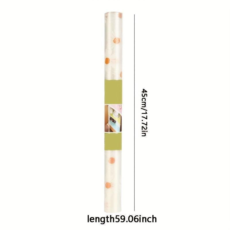 Daisy Printed Clear Shelf Liners Waterproof Refrigerator Mat